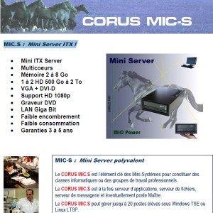 CORUS PC Mini Server